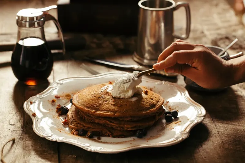 Ricotta hotcakes